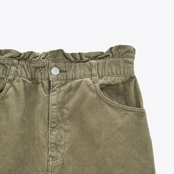 Zara corduroy baggy pants size 6 - Picture 5 of 8